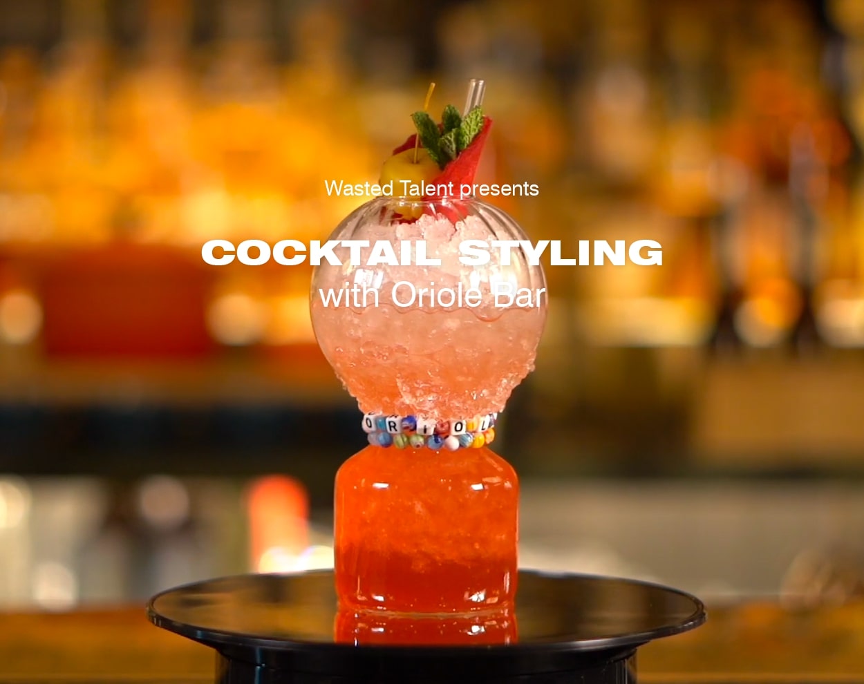 Cocktail Styling with Oriole Bar